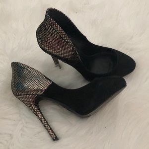 Black fancy shoes